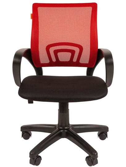 Офисное кресло CHAIRMAN 696 black Сетчатый акрил DW69 красный в Коврове - изображение 4