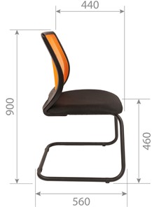 Офисное кресло CHAIRMAN 699V, цвет черный в Коврове - предосмотр 2