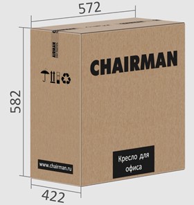 Офисное кресло CHAIRMAN 699V, цвет черный в Коврове - предосмотр 3