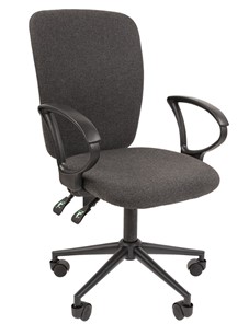 Офисное кресло CHAIRMAN 9801 BLACK, серое в Коврове