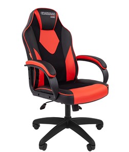Кресло компьютерное CHAIRMAN GAME 17, цвет черный / красный во Владимире