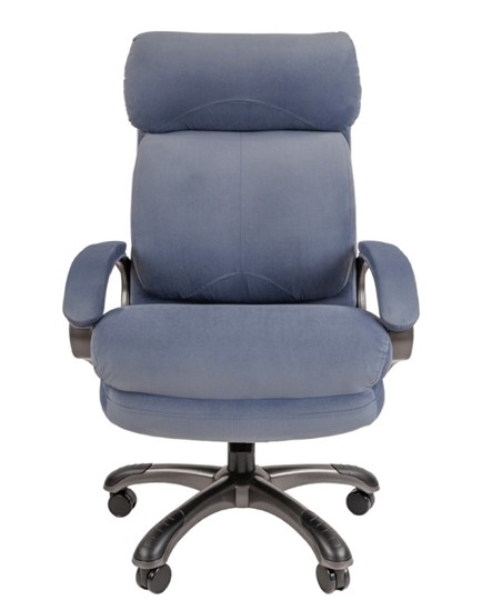 Офисное кресло CHAIRMAN HOME 505, велюр голубое во Владимире - изображение 3