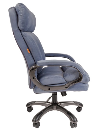 Офисное кресло CHAIRMAN HOME 505, велюр голубое во Владимире - изображение 4