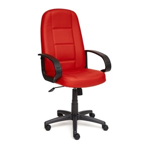 Офисное кресло СН747 кож/зам, красный, арт.7707 во Владимире