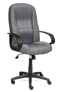Офисное кресло СН833 ткань/сетка, серая/серая, арт.10327 в Коврове