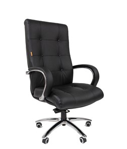 Офисное кресло CHAIRMAN 424 Кожа черная в Коврове