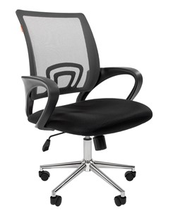 Кресло офисное CHAIRMAN 696 CHROME Сетка TW-04 (серый) в Коврове