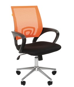 Компьютерное кресло CHAIRMAN 696 CHROME Сетка TW-66 (оранжевый) в Коврове
