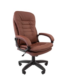 Офисное кресло CHAIRMAN 795 LT, экокожа, цвет коричневый в Коврове