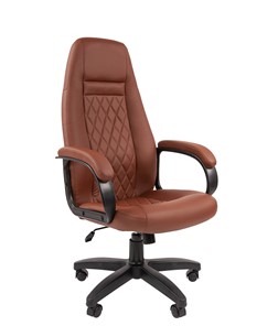Офисное кресло CHAIRMAN 950LT Экокожа коричневая в Коврове