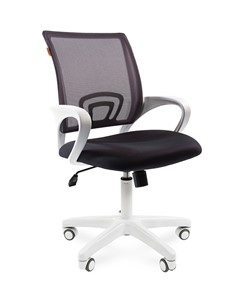 Кресло офисное CHAIRMAN 696 white, tw12-tw04 серый во Владимире