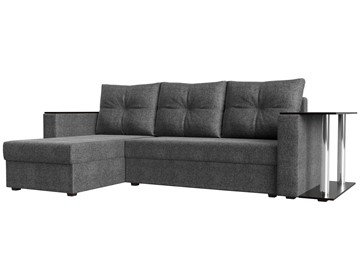 Угловой раскладной диван Атланта Лайт, Серый (рогожка) в Коврове