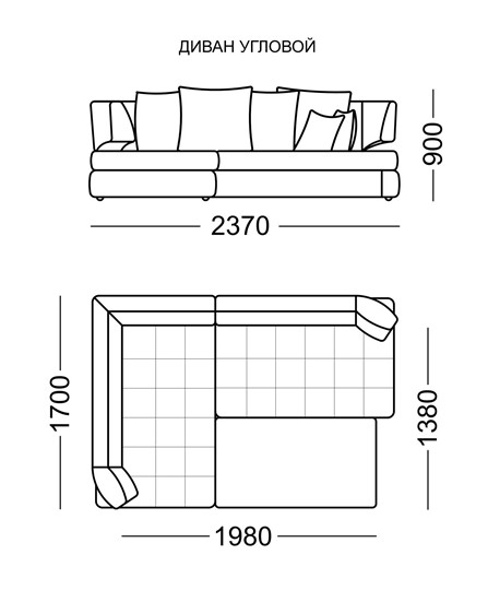 Угловой диван Бруно Элита 50 Б в Коврове - изображение 6