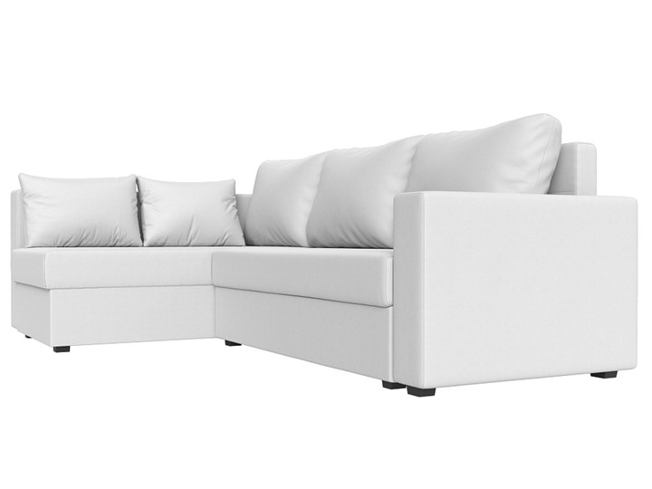 Угловой диван Мансберг, Белый (Экокожа) в Коврове - изображение 7