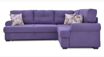 Угловой диван Bianka (Candy plum+Arcadia roze) в Коврове