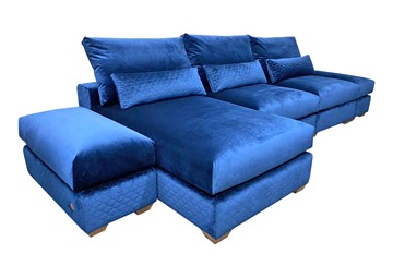 Угловой диван V-10-M ДУ (ПУФ2+Д4+ПС+ПС+ПУФ2), Memory foam в Коврове