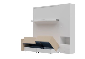 Диван Кровать-трансформер Smart (КД 1400+ШП), шкаф правый, левый подлокотник в Коврове - предосмотр 1