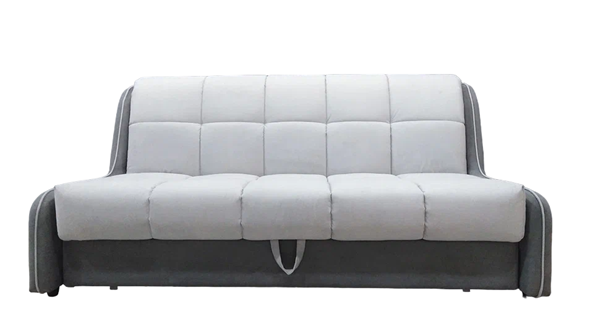 Прямой диван Аккордеон-Кант 1,55, полоска (НПБ) в Коврове - изображение