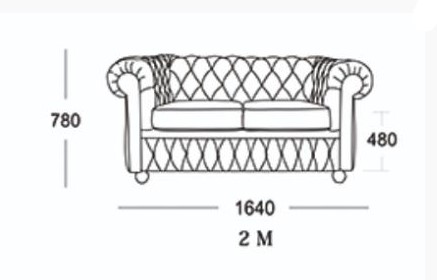 Прямой диван Честер 2М (седафлекс) во Владимире - изображение 13