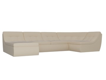 Модульный раскладной диван Холидей, Бежевый (экокожа) в Коврове
