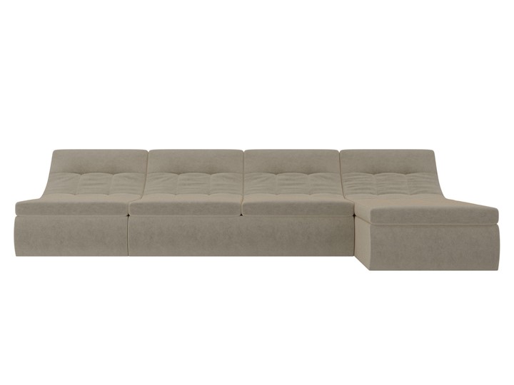 Модульный угловой диван Холидей, Бежевый (микровельвет) в Коврове - изображение 5