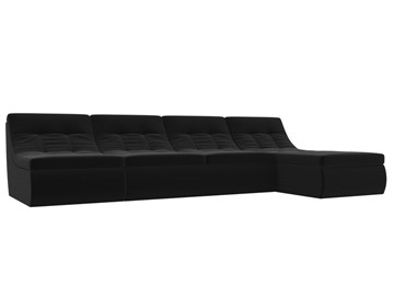 Большой модульный диван Холидей, Черный (микровельвет) в Коврове