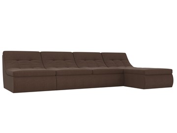 Модульный угловой диван Холидей, Коричневый (рогожка) в Коврове