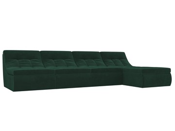 Модульный угловой диван Холидей, Зеленый (велюр) в Коврове