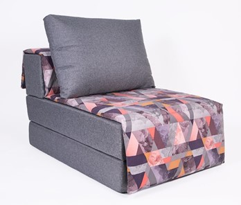 Бескаркасное кресло-кровать Харви, серый - сноу манго во Владимире