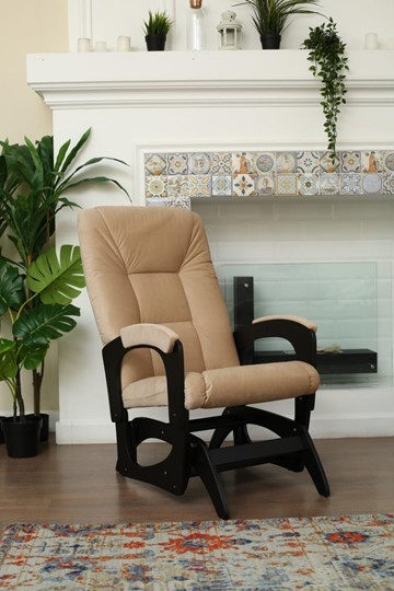 Кресло-качалка Леон маятниковая, ткань AMIGo песок 29-Т-П в Коврове - изображение 3