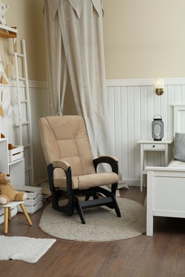 Кресло-качалка Леон маятниковая, ткань AMIGo песок 29-Т-П в Коврове - изображение 6