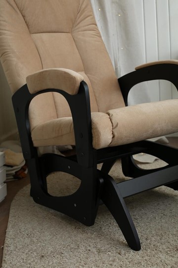 Кресло-качалка Леон маятниковая, ткань AMIGo песок 29-Т-П в Коврове - изображение 8