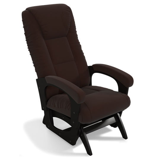 Кресло-качалка Леон маятниковая, ткань AMIGo шоколад 29-Т-Ш в Коврове - изображение 1