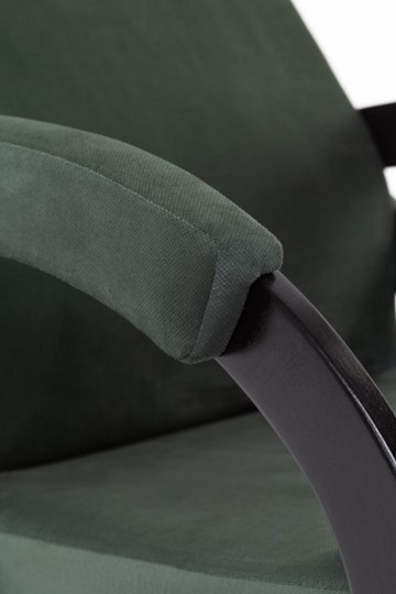 Кресло-качалка в гостиную Корсика, ткань Amigo Green 34-Т-AG во Владимире - изображение 4