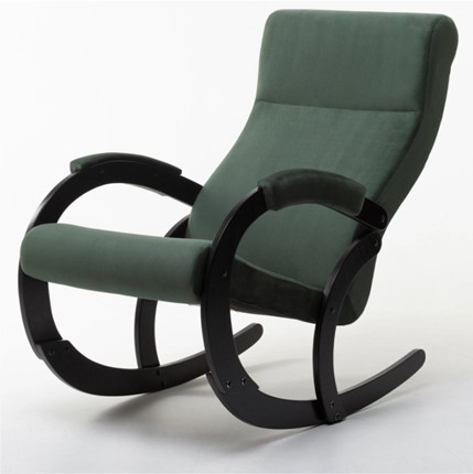 Кресло-качалка в гостиную Корсика, ткань Amigo Green 34-Т-AG во Владимире - изображение