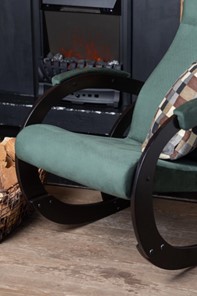 Кресло-качалка в гостиную Корсика, ткань Amigo Green 34-Т-AG во Владимире - предосмотр 6