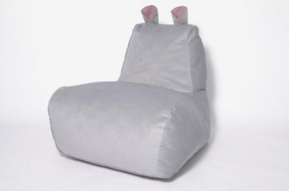 Кресло-мешок Бегемот серый во Владимире - изображение