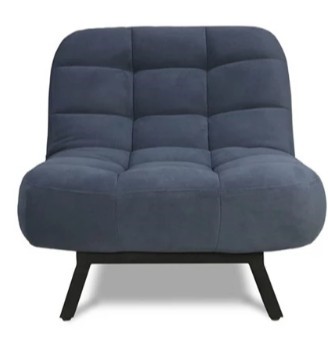 Кресло на ножках Абри опора металл (синий) в Коврове - изображение 1