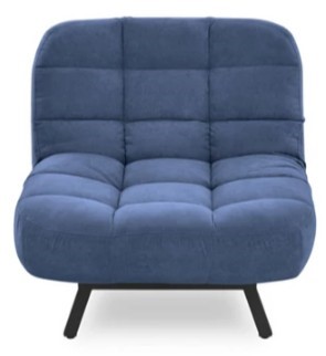 Кресло на ножках Абри опора металл (синий) во Владимире - изображение