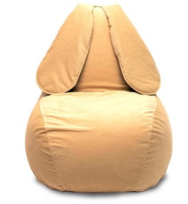 Кресло-игрушка Зайка (длинные уши), желтый в Коврове
