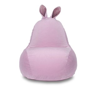 Кресло-игрушка Зайка (короткие уши), розовый в Коврове