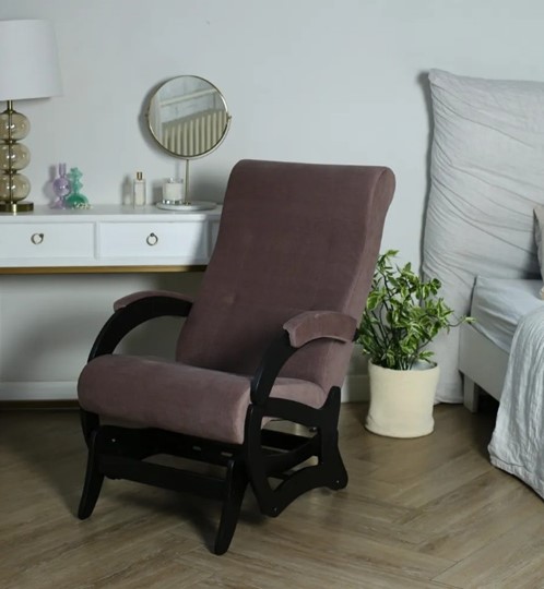 Кресло-качалка Амелия, ткань кофе с молоком 35-Т-КМ в Коврове - изображение 5