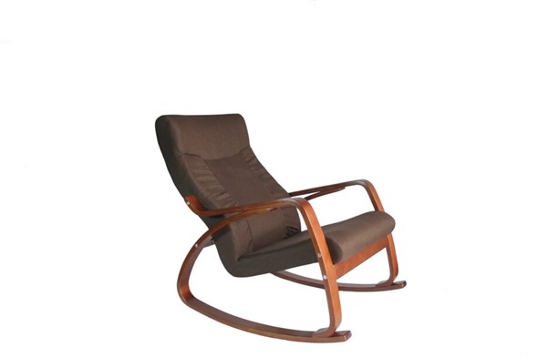 Кресло-качалка Женева, ткань шоколад во Владимире - изображение