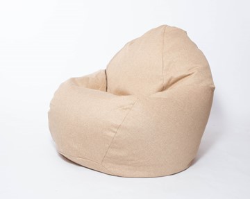 Кресло-мешок Макси, рогожка, 150х100, песочное во Владимире - предосмотр