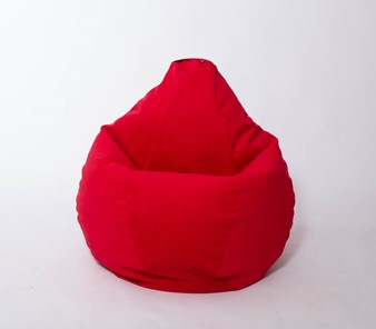 Кресло-мешок Груша большое, велюр однотон, красное в Коврове - предосмотр 2