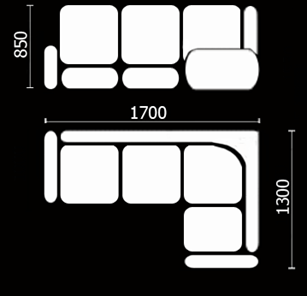 Кухонный угловой диван Нео КМ-01 (168х128 см.) во Владимире - предосмотр 3