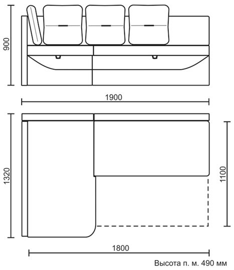 Кухонный угловой диван Яшма 1 ДУ во Владимире - изображение 8