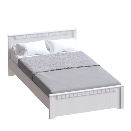 Кровать с основанием Прованс,1800 Бодега белая/Платина премиум в Коврове - изображение