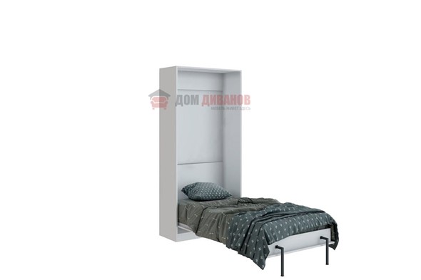 Кровать-шкаф Велена 1, 900х2000, цвет белый в Коврове - изображение