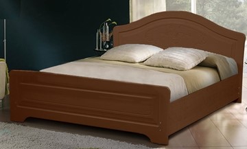 Двуспальная кровать Ивушка-5 2000х1800, цвет Итальянский орех во Владимире